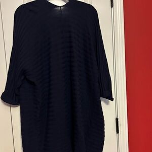 Navy Sweater Long Cardigan